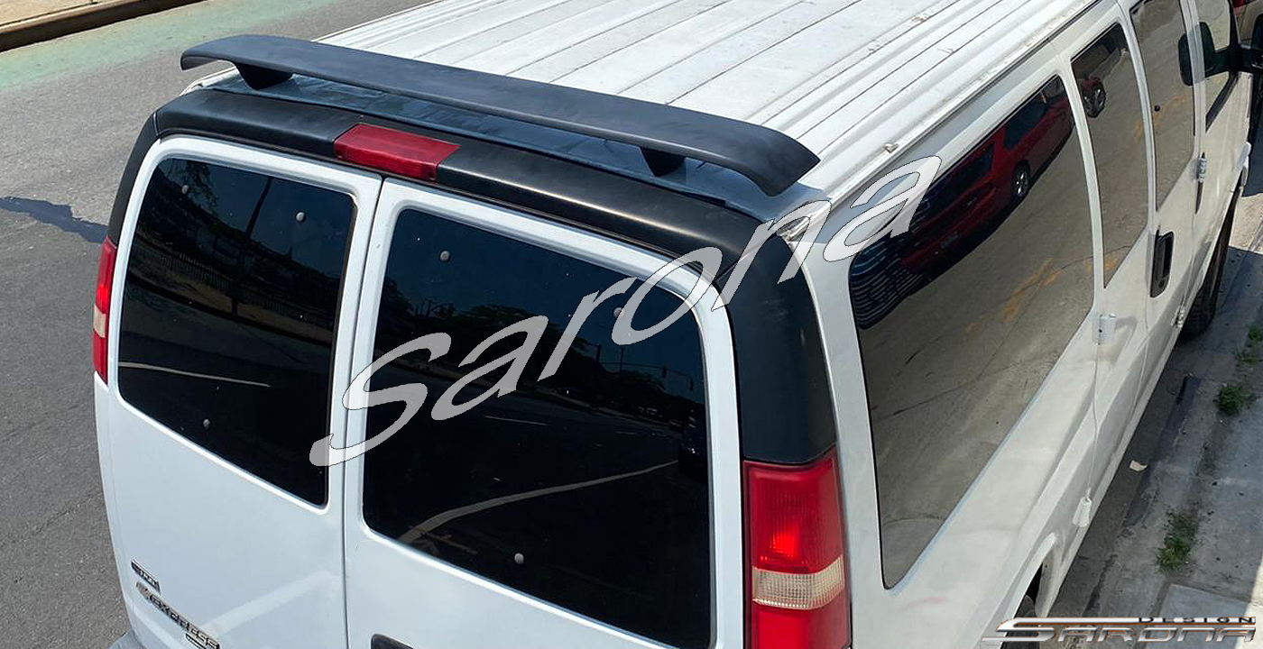 Custom GMC Savana Van  All Styles Roof Wing (2016 - 2026) - $290.00 (Part #GM-041-RW)